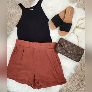 Rust Orange shorts